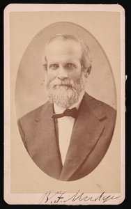 صورة لبنجامين فرانكلين مودج 1817-1879 ، يوليو 1873. بواسطة جي لي نايت