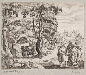 رسم توضيحي لآدم أوليريوس ، "روزنتال الفارسية لشاعر بارع شيش سعدي [...]" ، شليسفيغ 1660
