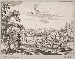 رسم توضيحي لآدم أوليريوس ، "روزنتال الفارسية لشاعر بارع شيش سعدي [...]" ، شليسفيغ 1660 بواسطة جي مولر