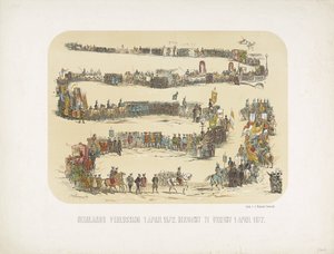 الفداء الهولندي 1 أبريل 1572. إحياء ذكرى في أوترخت 1 أبريل 1872 (العنوان على الكائن) بواسطة نيكيرك