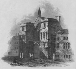 Westminster Hall (engraving) بواسطة جون بريستون نيل