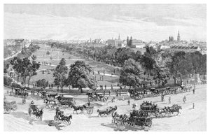هايد بارك ، سيدني ، نيو ساوث ويلز ، أستراليا ، 1886. بواسطة جي آر أشتون