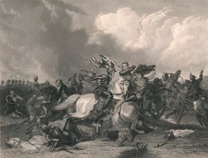 ريتشارد الثالث. وإيرل ريتشموند في معركة بوسورث ، 1485 ، منتصف القرن التاسع عشر.