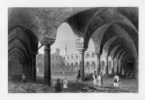 المباني القديمة في St Jean DAcre Acre ، إسرائيل ، 1841.