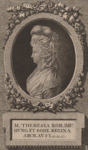 ماري تيريز ، إمبراطورة رومانية مقدسة. بواسطة يعقوب ادم
