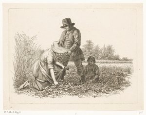 حصادات البطاطس دراسة عمل الطباعة / Etudes Gravées (عنوان السلسلة) بواسطة جاكوب إرنست ماركوس