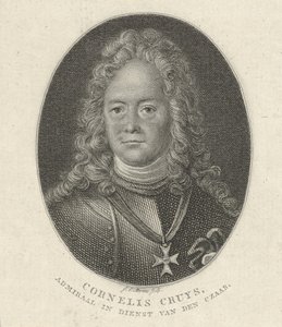 صورة لكورنيليوس كروز 1655-1727 ، نائب أميرال البحرية الإمبراطورية الروسية ، 1818