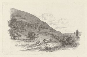 النقل في المناظر الطبيعية دراسة عمل الطباعة / Etudes Gravées (عنوان السلسلة) بواسطة جاكوب إرنست ماركوس