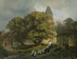 Elstorf Churchyard ، بالقرب من هامبورغ ، 1837