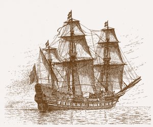 الرائد السويدي Mars Makalös قبل معركة Gotland-Öland ، 30-31 مايو 1564 ، ج .1908 بواسطة يعقوب حاج