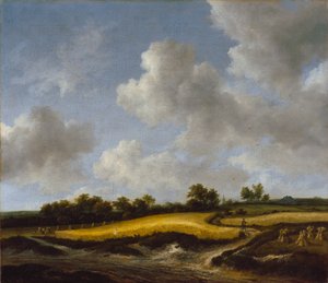 المناظر الطبيعية مع Wheatfield ، ج .1660