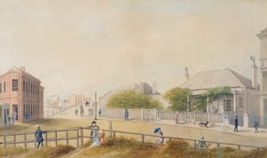 شارع أكسفورد ، سيدني ، 1847 بواسطة يعقوب جانسن