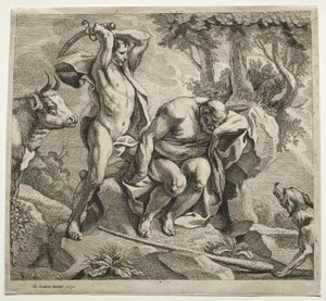 ^ قتل الزئبق أرغوس ، 1652. بواسطة يعقوب جوردان