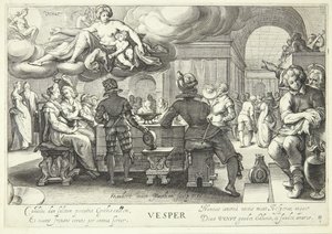 مساءا وقت الزهرة بواسطة Karel van Mander I