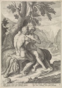 هرقل و Deianeira Loves of the Gods (عنوان المسلسل) بواسطة هندريك جولتزيوس