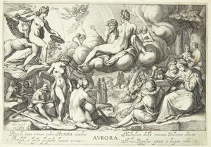 الصباح ، وقت أورورا بواسطة Karel van Mander I
