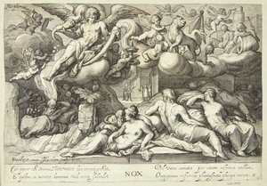 الليل ، وقت مورفيوس بواسطة Karel van Mander I