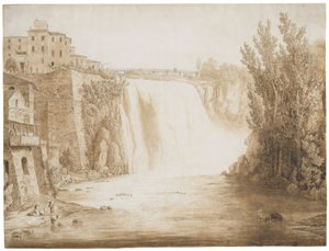 The Cascata Grande of Isola del Liri ، 1793 بواسطة جاكوب فيليب هاكيرت