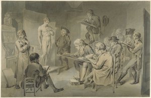 حصة الرسم في الأكاديمية بواسطة جاكوب سميز