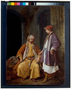 اثنان من التجار الشرقيين يتحدثون بواسطة يعقوب Toorenvliet