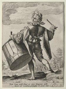 الطبال ، 1587. بواسطة يعقوب دي غين الثاني