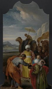 القديس فيليب يعمد الخصي بواسطة يعقوب دي فيت