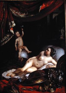فانيتاس رمزي مع Homo Bulla (الرجل مثل الفقاعة) وعالم المرأة (Lady World) 1654 (زيت على قماش) بواسطة يعقوب أو جاك فان لو