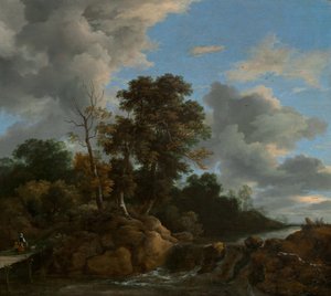 المناظر الطبيعية ، ج. 1670. بواسطة جاكوب فان روزديل
