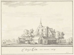 بيت إم منزل إيم ، من الأمام. 1649 (العنوان على البند)