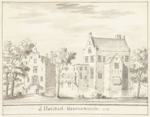 قلعة Groenewoude بالقرب من Woudenberg ، عام 1382 
