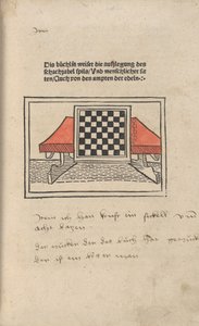 كتاب الشطرنج ، 1483. بواسطة جاكوبوس دي سيسوليس