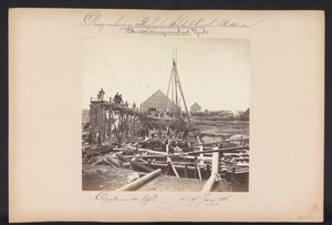 محطة ضخ البخار السفلية مع Vijzels / Cappelle aan den IJssel den 15 Junij 1868 (العنوان على الكائن) استعادة البحيرات في Schieland شرق روتردام (عنوان السلسلة على الكائن)