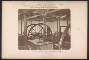 محطة ضخ البخار العلوية Prins Alexander / Kralingscheveer 18 سبتمبر 1869 (العنوان على الجسم) تصريف Plassen في Schieland شرق روتردام (عنوان السلسلة على الكائن)