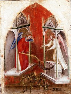 Polyptych of Apocalypse: اللوحة اليسرى الداخلية. الحصاد. Detrempe على الخشب لجاكوبيلو ألبيرجنو (1367-1397 تقريبًا) 1360-1390. جاليري ديل أكاديميا ، البندقية