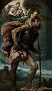 القديس كريستوفر ، 1559 بواسطة Jacopo Bassano il vecchio