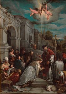 عميد القديس فالنتين ، سانت لوسيلا ، 1575 بواسطة Jacopo Bassano il vecchio