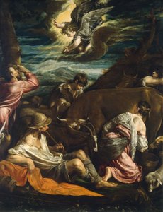 البشارة للرعاة 15551560 على الأرجح. بواسطة Jacopo Bassano il vecchio