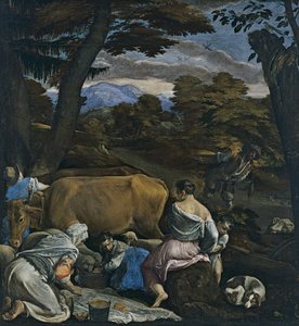 مثل الزارع بواسطة Jacopo Bassano il vecchio