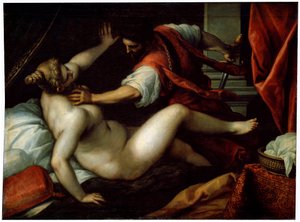 Tarquinius و Lucretia ، القرن السادس عشر أو أوائل القرن السابع عشر
