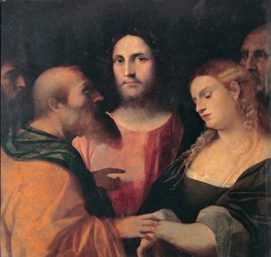 المسيح والمرأة في الزنا ، 1525-1528