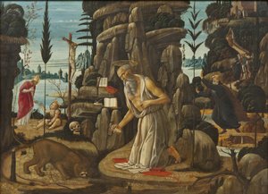 التائب سانت جيروم بواسطة Jacopo del Sellaio