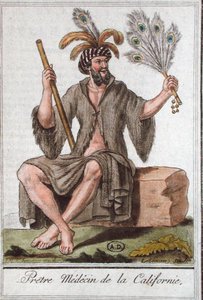 كاهن دكتور من كاليفورنيا ، من Encyclopedie des Voyages ، نقش بواسطة Labrousse بواسطة جاك (بعد) Grasset de Saint-Sauveur