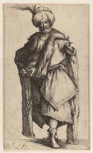كاسبار ، ملك طرسوس ، حوالي عام 1610 (نقش على الورق)