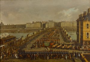 الموكب الإمبراطوري في الطريق إلى حفل التتويج في الثاني من ديسمبر 1804 ، 1805.