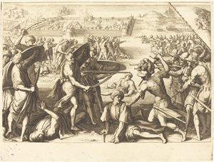 الاعتداء على الحصون الخارجية للعظم ، ج. 1614. بواسطة جاك كالوت