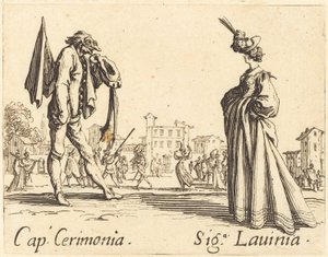 حفل كاب وسيجا. لافينيا ، ج. 1622. بواسطة جاك كالوت