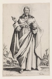 المسيح من Les Grands Apôtres (الرسل الكبار) 1631 بواسطة جاك كالوت