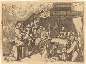 وفاة الملكة عام 1612. بواسطة جاك كالوت