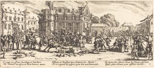 تدمير دير ، ج. 1633. بواسطة جاك كالوت