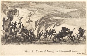دخول M. de Couvonge و M. de Chalabre بواسطة جاك كالوت